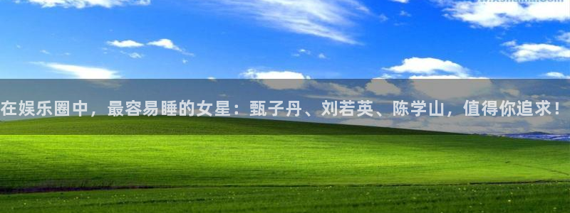 焦点娱乐vk：在娱乐圈中，最容易睡的女星：甄子丹、刘若英、陈学山，值得你追求！
